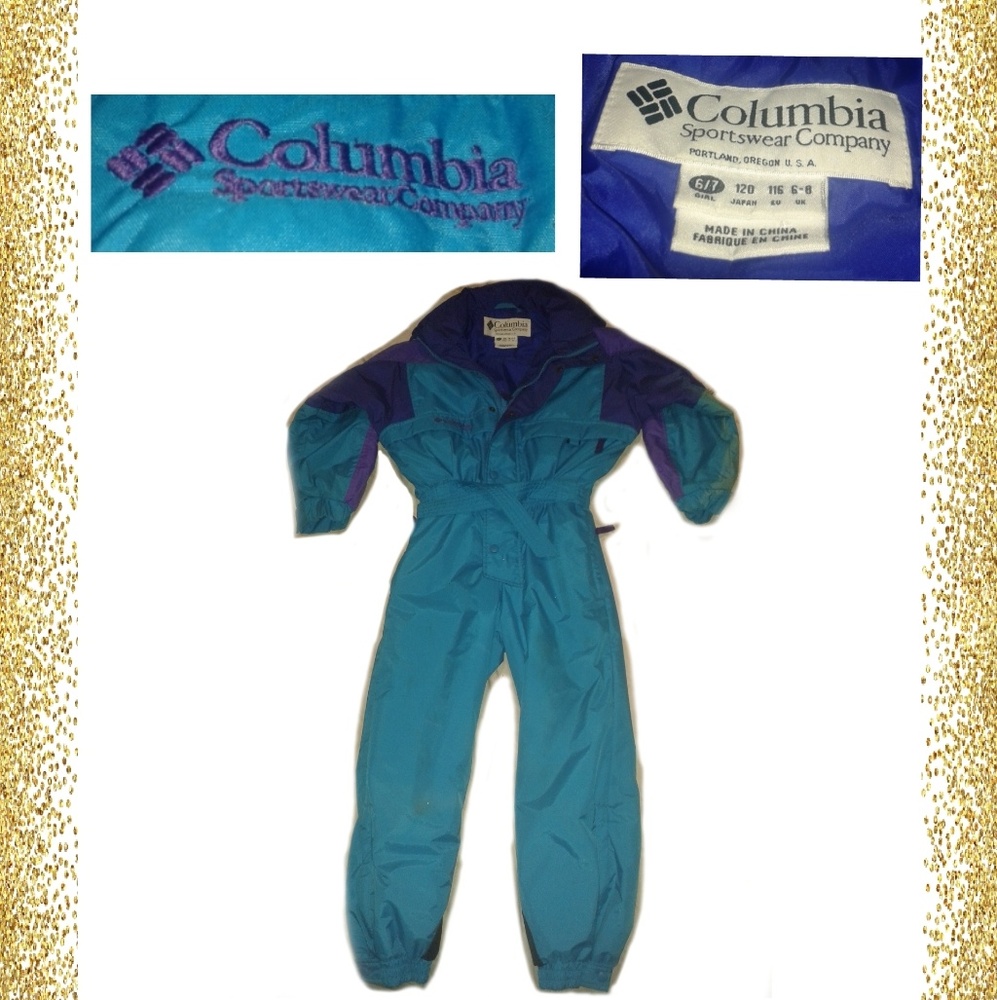 Vintage 80s - 90s  Columbia snow suit   ski suit